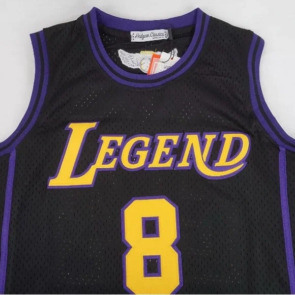 NWT [Headgear Classics] Kobe Bryant Legend Mamba Jersey #8 & #24 Men’s XS/S/M/L - Picture 3 of 15